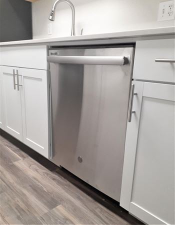 Stainless Dishwasher with Hidden Controls at Cedar Heights, Washington, 98034